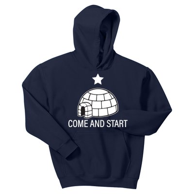 Big Igloo Boogaloo Come And Start Kids Hoodie