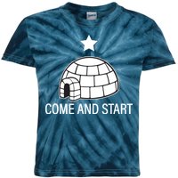 Big Igloo Boogaloo Come And Start Kids Tie-Dye T-Shirt