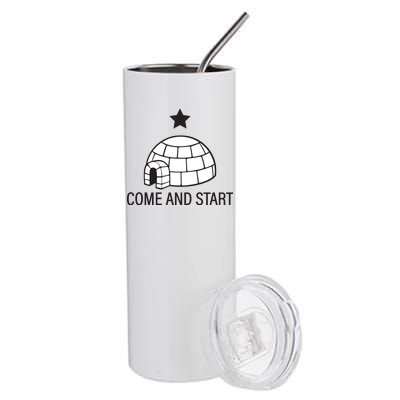 Big Igloo Boogaloo Come And Start Stainless Steel Tumbler