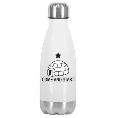 Big Igloo Boogaloo Come And Start Stainless Steel Insulated Water Bottle