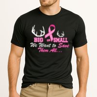 Big Or Small Want To Save Them All Breast Cancer Racks Performance Shirt