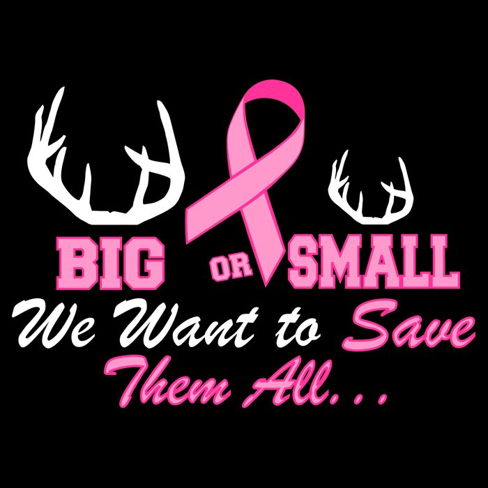 Big Or Small Want To Save Them All Breast Cancer Racks 16 in Basic Backpack