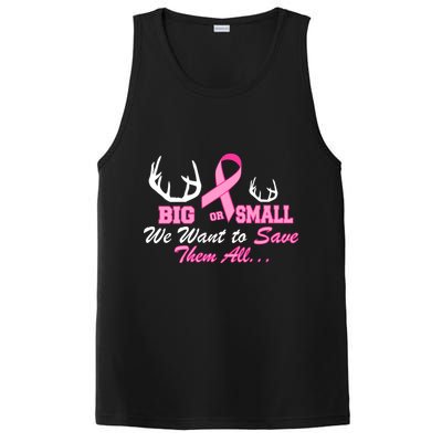 Big Or Small Want To Save Them All Breast Cancer Racks PosiCharge Competitor Tank