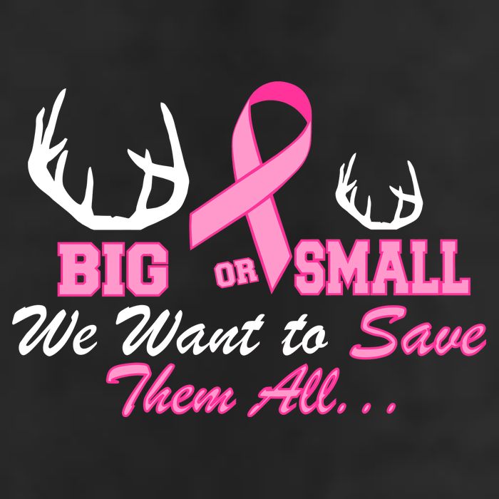 Big Or Small Want To Save Them All Breast Cancer Racks Trucker Hat