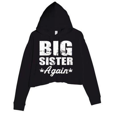 Big Sister Again Crop Fleece Hoodie