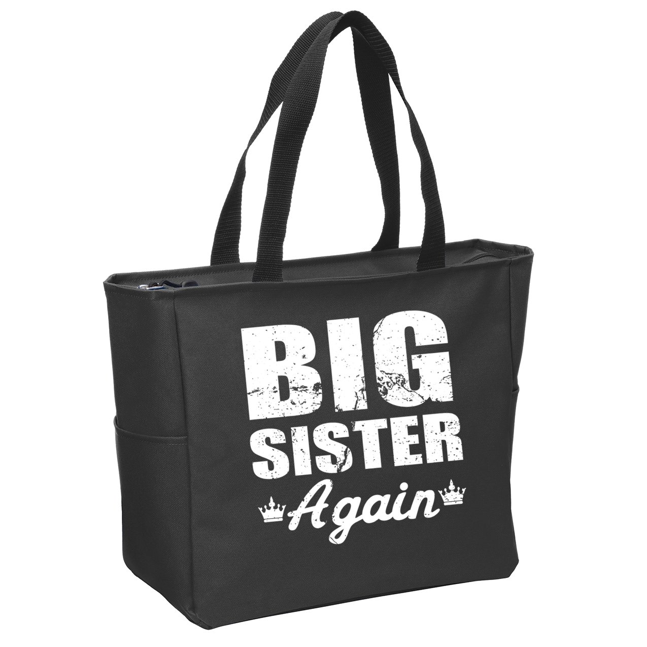 Big Sister Again Zip Tote Bag