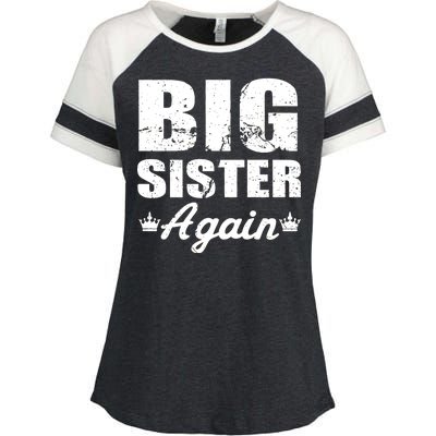 Big Sister Again Enza Ladies Jersey Colorblock Tee