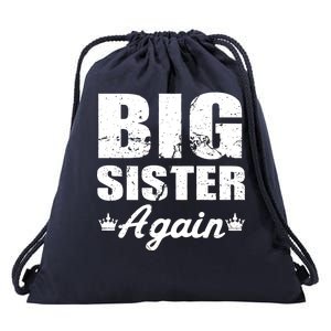 Big Sister Again Drawstring Bag