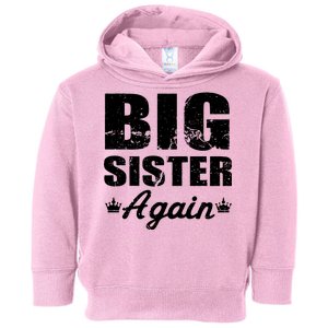 Big Sister Again Toddler Hoodie