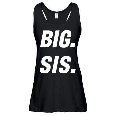 Big Sister Announcement Big Sis Ladies Essential Flowy Tank