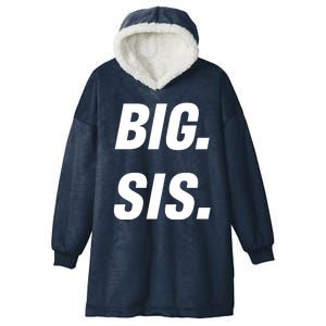 Big Sister Announcement Big Sis Hooded Wearable Blanket