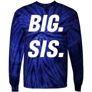 Big Sister Announcement Big Sis Tie-Dye Long Sleeve Shirt