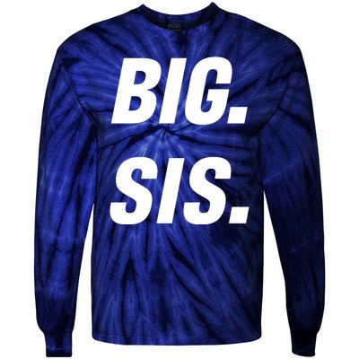 Big Sister Announcement Big Sis Tie-Dye Long Sleeve Shirt