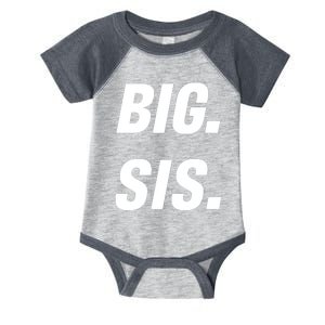 Big Sister Announcement Big Sis Infant Baby Jersey Bodysuit