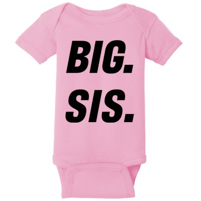 Big Sister Announcement Big Sis Baby Bodysuit