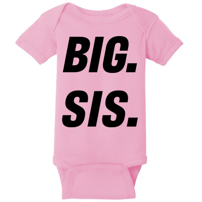 Big Sister Announcement Big Sis Baby Bodysuit