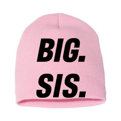 Big Sister Announcement Big Sis Short Acrylic Beanie