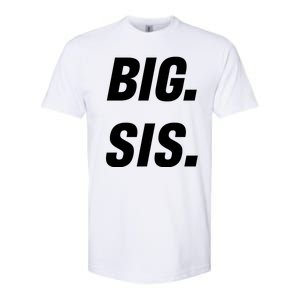 Big Sister Announcement Big Sis Softstyle CVC T-Shirt