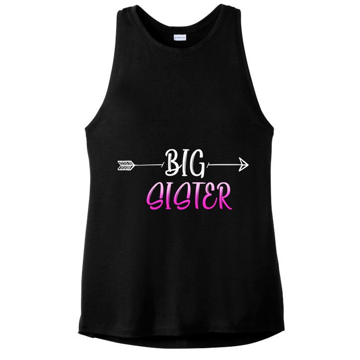 Big Sister Arrow Ladies PosiCharge Tri-Blend Wicking Tank