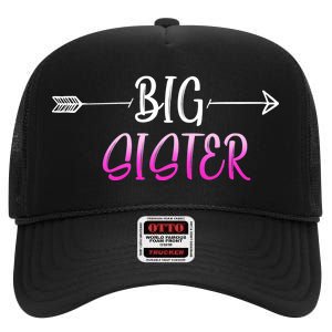 Big Sister Arrow High Crown Mesh Back Trucker Hat