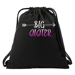 Big Sister Arrow Drawstring Bag