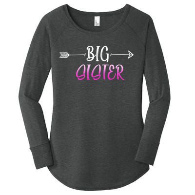 Big Sister Arrow Women's Perfect Tri Tunic Long Sleeve Shirt