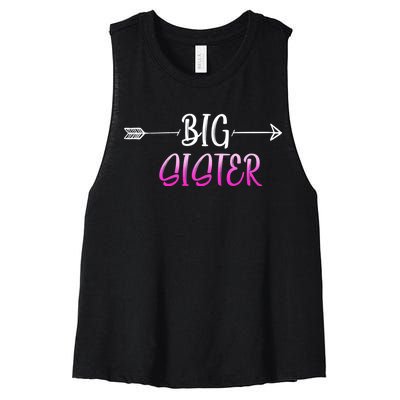 Big Sister Arrow Women's Racerback Cropped Tank