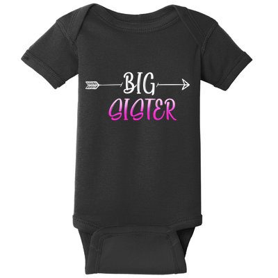 Big Sister Arrow Baby Bodysuit