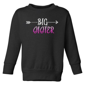 Big Sister Arrow Toddler Sweatshirt