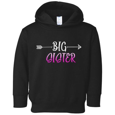 Big Sister Arrow Toddler Hoodie