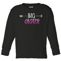 Big Sister Arrow Toddler Long Sleeve Shirt