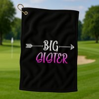 Big Sister Arrow Golf Towel