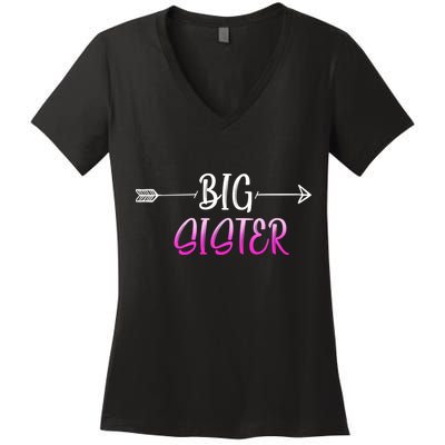 Big Sister Arrow Women's V-Neck T-Shirt
