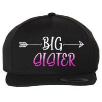 Big Sister Arrow Wool Snapback Cap