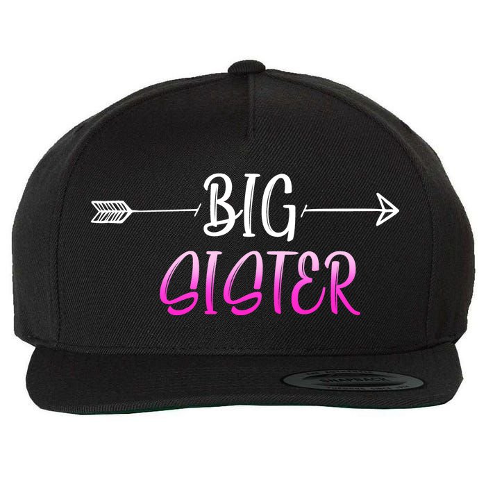 Big Sister Arrow Wool Snapback Cap