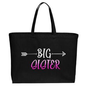 Big Sister Arrow Cotton Canvas Jumbo Tote