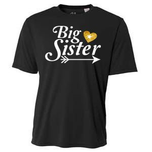 Big Sister Arrow Gold Heart Cooling Performance Crew T-Shirt