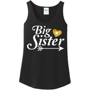 Big Sister Arrow Gold Heart Ladies Essential Tank