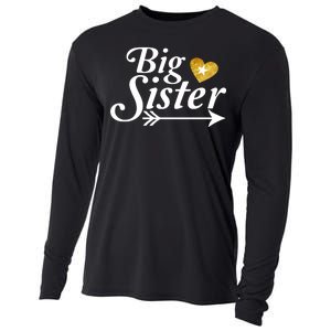 Big Sister Arrow Gold Heart Cooling Performance Long Sleeve Crew