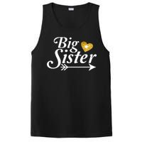 Big Sister Arrow Gold Heart PosiCharge Competitor Tank