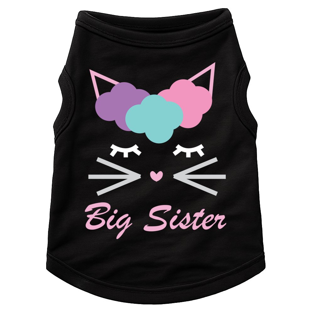 Big Sister Cute Cat Doggie Tank