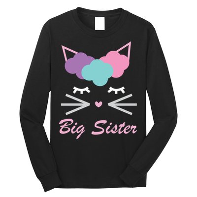 Big Sister Cute Cat Long Sleeve Shirt