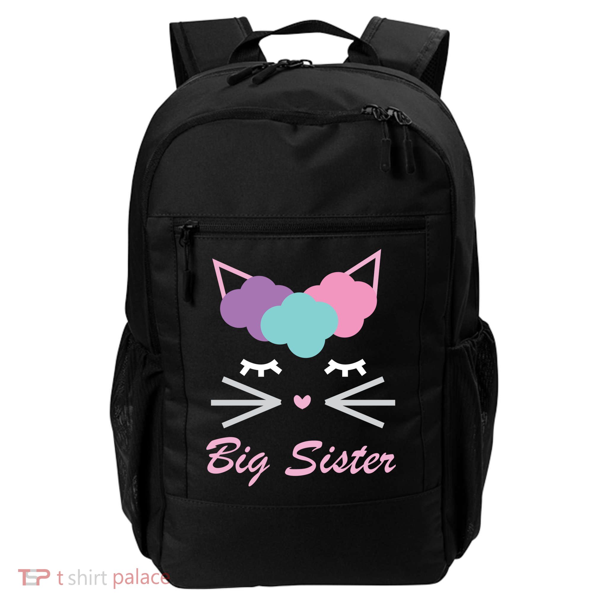 Big Sister Cute Cat Daily Commute Backpack