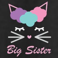 Big Sister Cute Cat Adult Drive Performance Visor