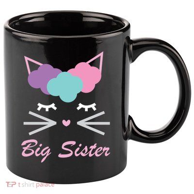 Big Sister Cute Cat 11oz C Handle Ceramic Mug