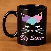 Big Sister Cute Cat 11oz C Handle Ceramic Mug