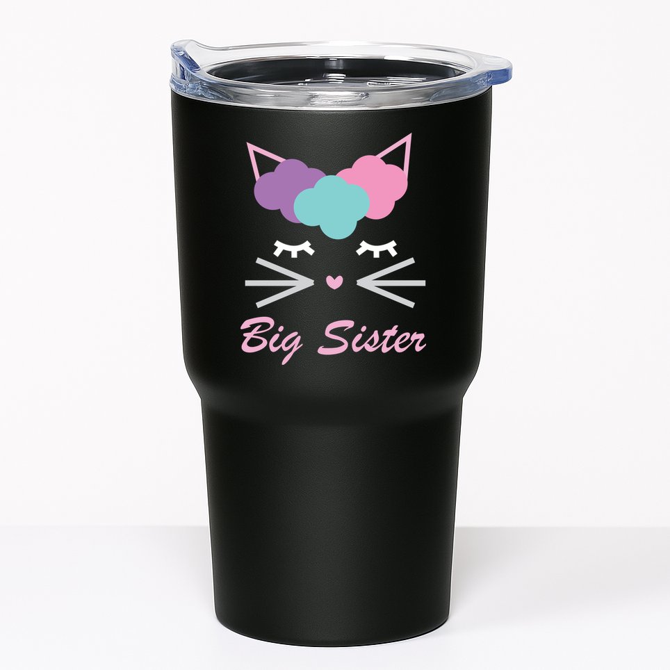 Big Sister Cute Cat Tumbler