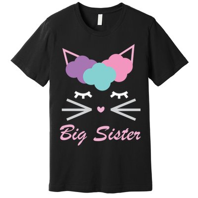 Big Sister Cute Cat Premium T-Shirt