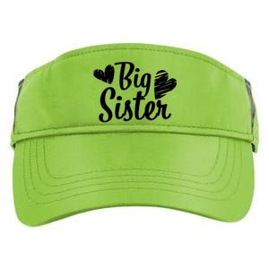 Big Sister Cute Logo Adult Drive Performance Visor