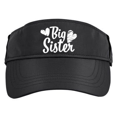 Big Sister Cute Logo Adult Drive Performance Visor